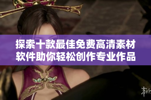 探索十款最佳免费高清素材软件助你轻松创作专业作品