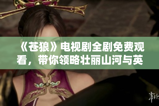 《苍狼》电视剧全剧免费观看，带你领略壮丽山河与英雄情怀