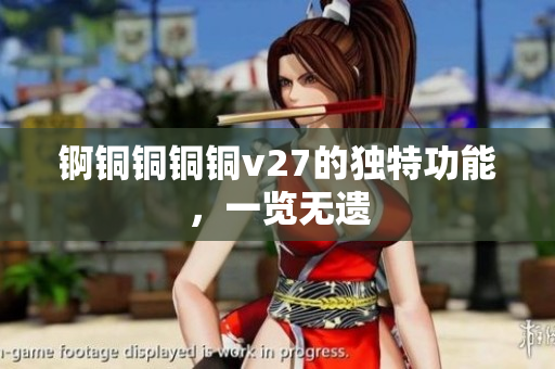 锕铜铜铜铜v27的独特功能，一览无遗