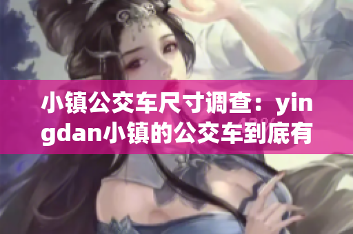 小镇公交车尺寸调查：yingdan小镇的公交车到底有多大？