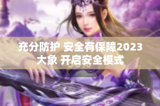 充分防护 安全有保障2023大象 开启安全模式