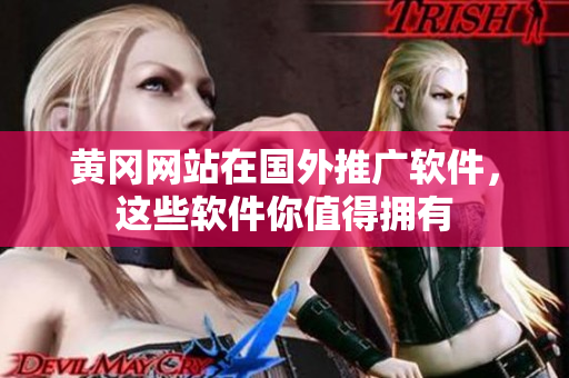 黄冈网站在国外推广软件，这些软件你值得拥有
