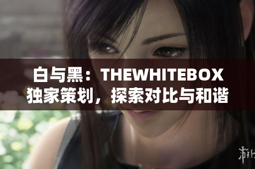 白与黑：THEWHITEBOX独家策划，探索对比与和谐