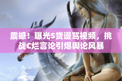 震撼！曝光S货谩骂视频，挑战C烂言论引爆舆论风暴
