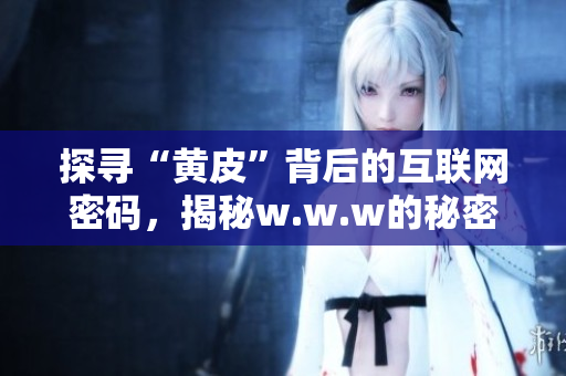 探寻“黄皮”背后的互联网密码，揭秘w.w.w的秘密