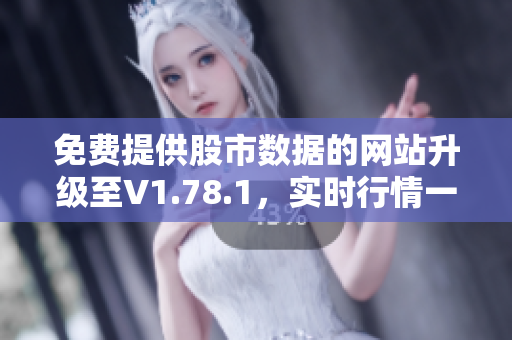 免费提供股市数据的网站升级至V1.78.1，实时行情一手掌握