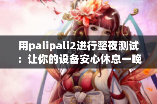 用palipali2进行整夜测试：让你的设备安心休息一晚