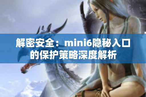 解密安全：mini6隐秘入口的保护策略深度解析