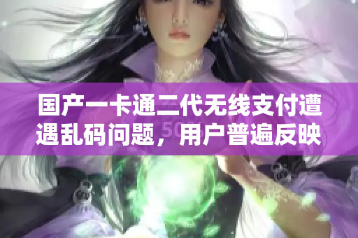 国产一卡通二代无线支付遭遇乱码问题，用户普遍反映难以使用