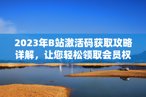 2023年B站激活码获取攻略详解，让您轻松领取会员权益