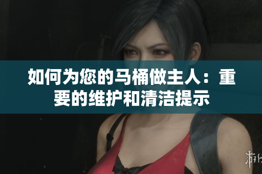 如何为您的马桶做主人：重要的维护和清洁提示