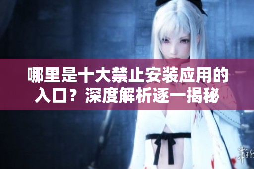 哪里是十大禁止安装应用的入口？深度解析逐一揭秘