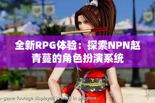 全新RPG体验：探索NPN赵青蔓的角色扮演系统
