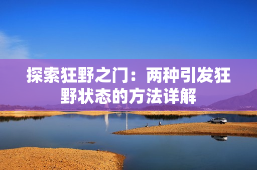 探索狂野之门：两种引发狂野状态的方法详解