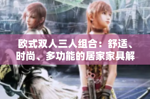欧式双人三人组合：舒适、时尚、多功能的居家家具解决方案