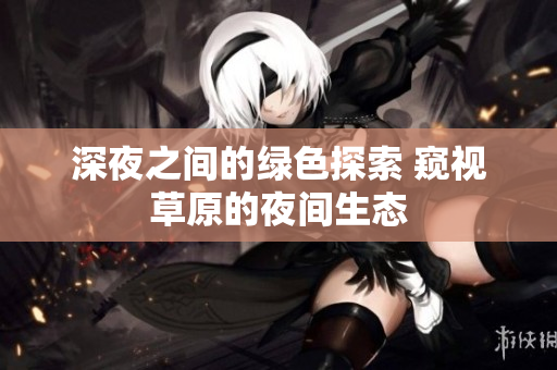 深夜之间的绿色探索 窥视草原的夜间生态