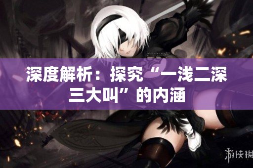 深度解析：探究“一浅二深三大叫”的内涵