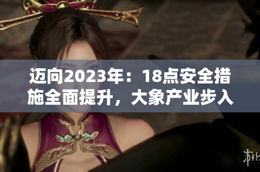 迈向2023年：18点安全措施全面提升，大象产业步入新纪元
