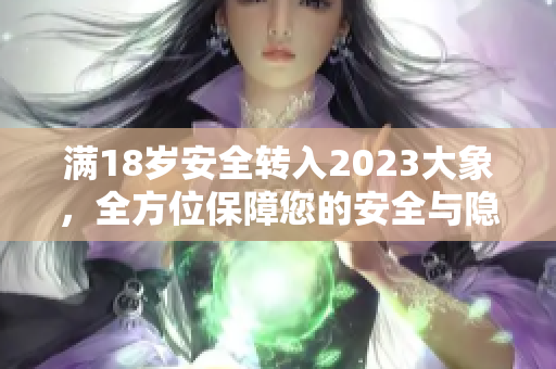满18岁安全转入2023大象，全方位保障您的安全与隐私!