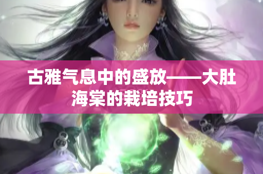 古雅气息中的盛放——大肚海棠的栽培技巧