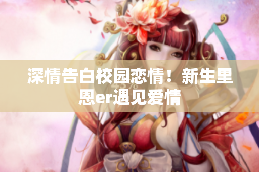 深情告白校园恋情！新生里恩er遇见爱情