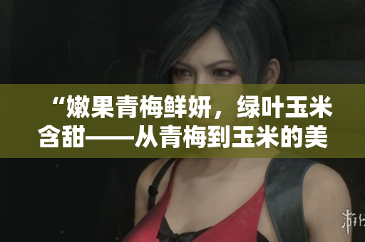“嫩果青梅鲜妍，绿叶玉米含甜——从青梅到玉米的美食转变”
