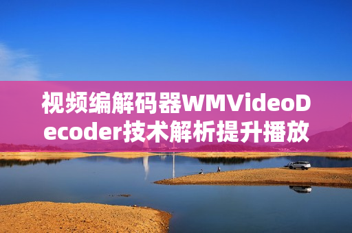 视频编解码器WMVideoDecoder技术解析提升播放效率和画质