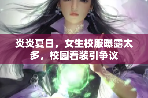 炎炎夏日，女生校服曝露太多，校园着装引争议