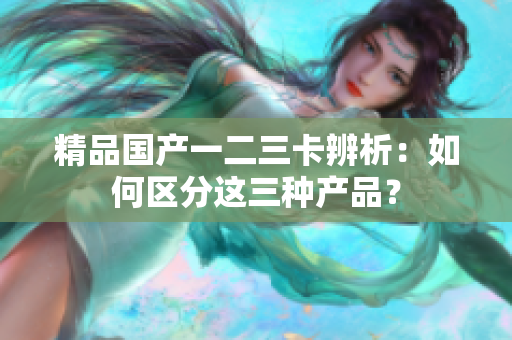 精品国产一二三卡辨析：如何区分这三种产品？