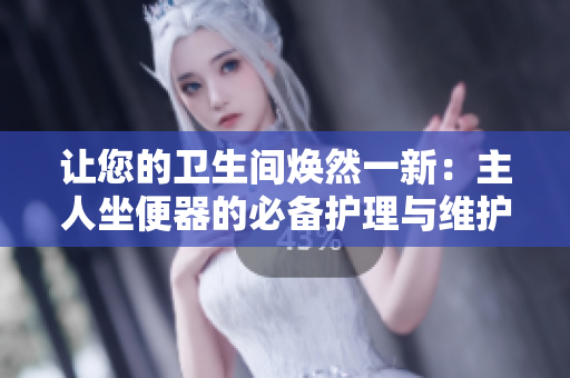 让您的卫生间焕然一新：主人坐便器的必备护理与维护