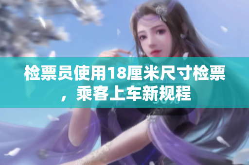 检票员使用18厘米尺寸检票，乘客上车新规程