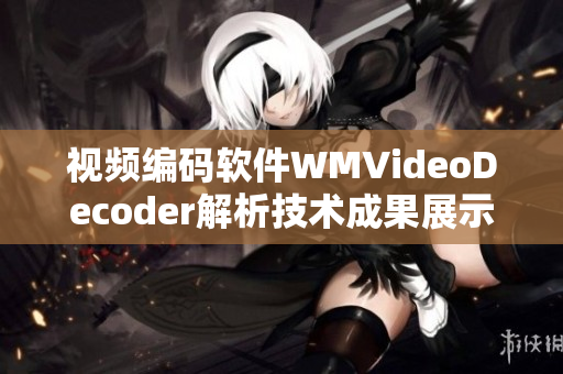 视频编码软件WMVideoDecoder解析技术成果展示