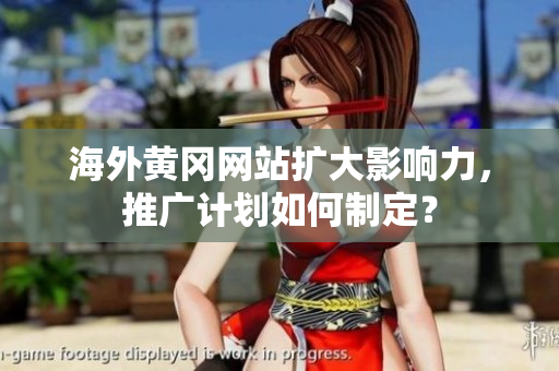 海外黄冈网站扩大影响力，推广计划如何制定？