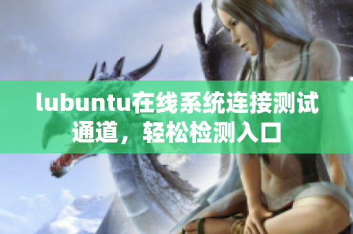 lubuntu在线系统连接测试通道，轻松检测入口