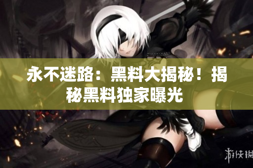 永不迷路：黑料大揭秘！揭秘黑料独家曝光 