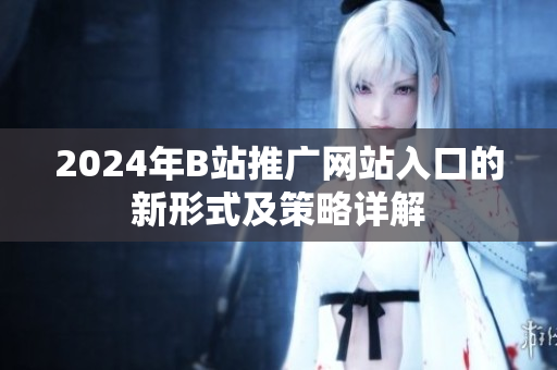 2024年B站推广网站入口的新形式及策略详解