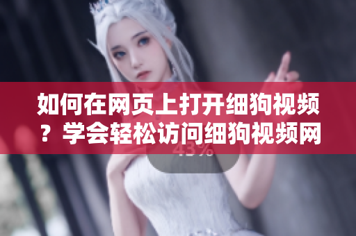 如何在网页上打开细狗视频？学会轻松访问细狗视频网页版！