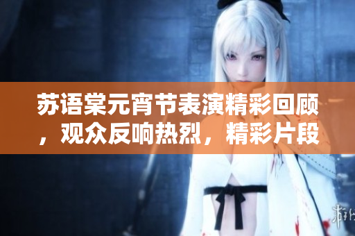 苏语棠元宵节表演精彩回顾，观众反响热烈，精彩片段在线分享