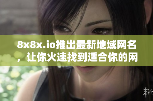8x8x.io推出最新地域网名，让你火速找到适合你的网站名称