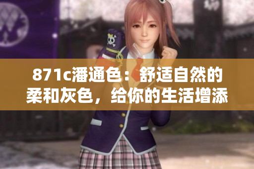 871c潘通色：舒适自然的柔和灰色，给你的生活增添一丝优雅和温暖