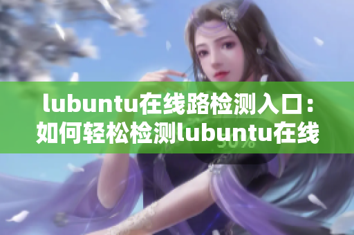lubuntu在线路检测入口：如何轻松检测lubuntu在线路可靠性