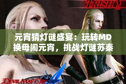 元宵猜灯谜盛宴：玩转MD换母闹元宵，挑战灯谜苏秦