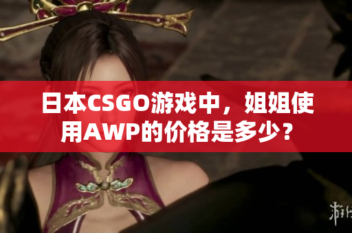 日本CSGO游戏中，姐姐使用AWP的价格是多少？