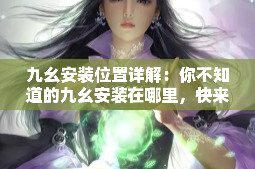 九幺安装位置详解：你不知道的九幺安装在哪里，快来看看吧