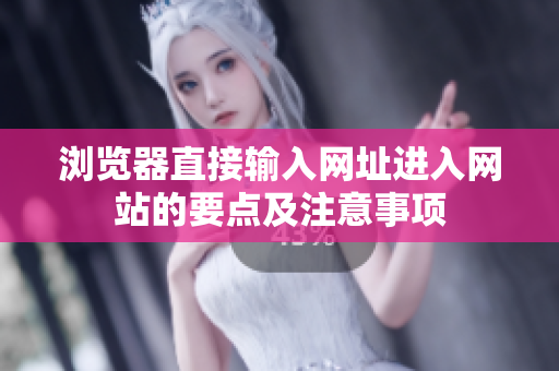 浏览器直接输入网址进入网站的要点及注意事项