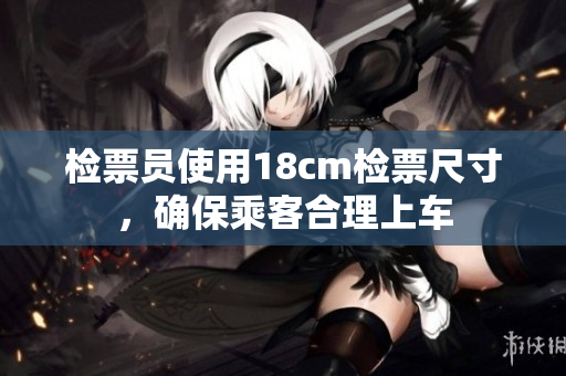 检票员使用18cm检票尺寸，确保乘客合理上车