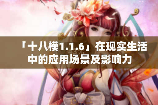 「十八模1.1.6」在现实生活中的应用场景及影响力