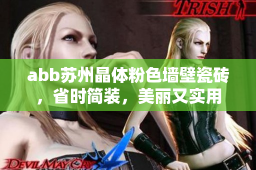 abb苏州晶体粉色墙壁瓷砖，省时简装，美丽又实用