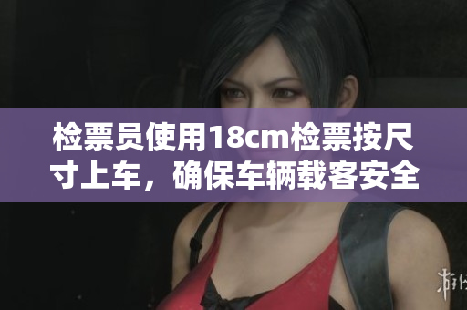检票员使用18cm检票按尺寸上车，确保车辆载客安全