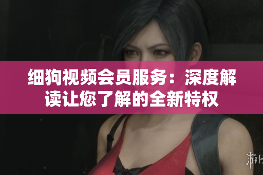 细狗视频会员服务：深度解读让您了解的全新特权